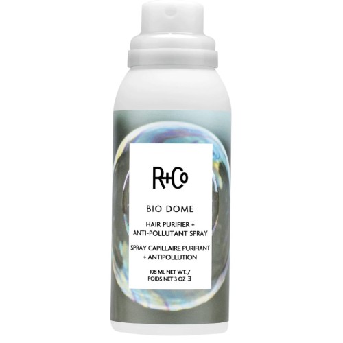 R+Co Bio Dome Hair Purifier + Anti-Pollutant Spray - spray usuwający bakterie i zanieczyszczenia z włosów 108 ml