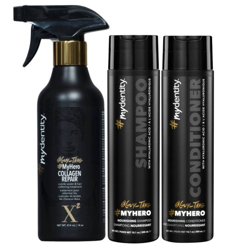 MyDentity MyHero Nourishing Trio X2 – zestaw z kolagenem do włosów zniszczonych