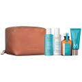Moroccanoil Zestaw Podróżny Objętość – zestaw do włosów cienkich z kosmetyczką