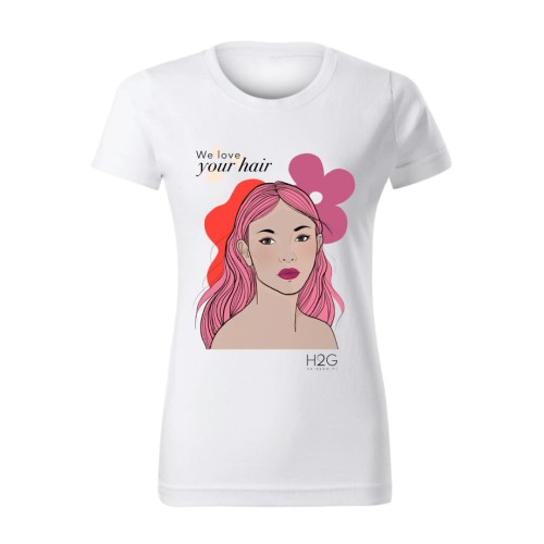 HAIR2GO T-SHIRT - bawełniany T-Shirt