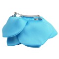 Turtle Story Dahlia Barrette Blue - jedwabna zapinka do włosów hand made2.jpg