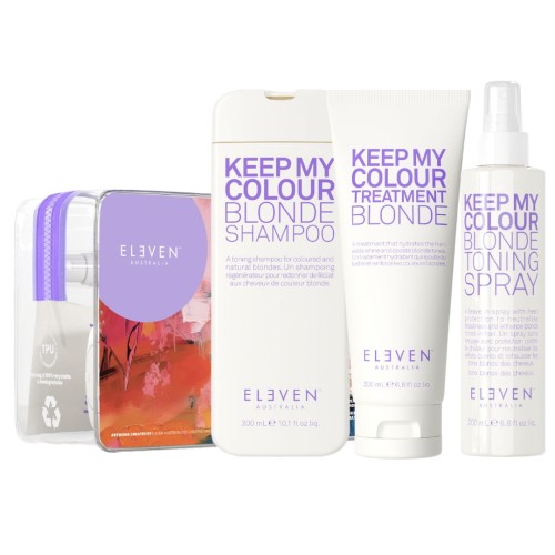 Eleven Australia Blonde Holiday Trio - zestaw do blond włosów w kosmetyczce.jpg