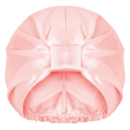GLOV ANTI-FRIZZ Satin Hair Bonnet Pink - czepek satynowy chroniący kręcone włosy.jpg