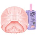 GLOV ANTI-FRIZZ Satin Hair Bonnet Pink - czepek satynowy chroniący kręcone włosy2.jpg