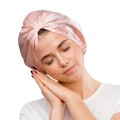 GLOV ANTI-FRIZZ Satin Hair Bonnet Pink - czepek satynowy chroniący kręcone włosy3.jpg