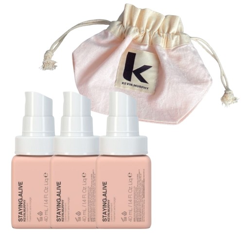 Kevin Murphy Staying Alive Set - kuracja do włosów zniszczonych x3 40 ml.jpg