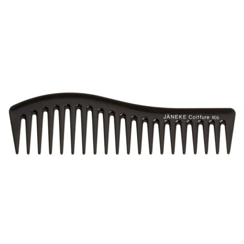 Janeke Wavy Comb Czarny - grzebień do grubych włosów.jpg
