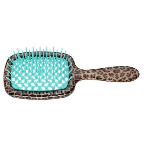 Janeke Superbrush leopardowo-turkusowa - szczotka pneumatyczna.jpg