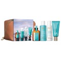 Moroccanoil Zestaw Podróżny Objętość – zestaw do włosów cienkich z kosmetyczką