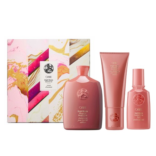 Oribe Bright Blonde Essentials Set - rozświetlający zestaw do włosów blond