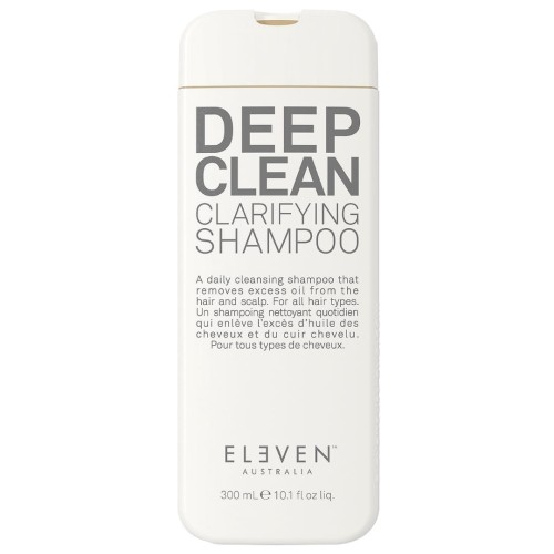 Głęboko oczyszczający szampon do włosów i skóry głowy od marki Eleven Australia.