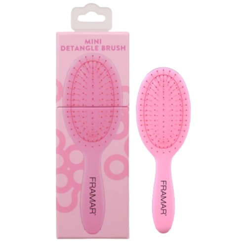 Framar Mini Detangle Brush Pink - mini szczotka do rozczesywania