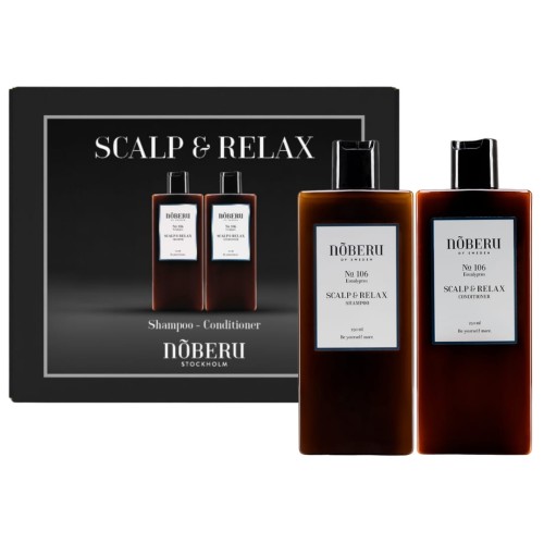 Noberu of Sweden SCALP & RELAX - zestaw do pielęgnacji włosów i problematycznej skóry głowy