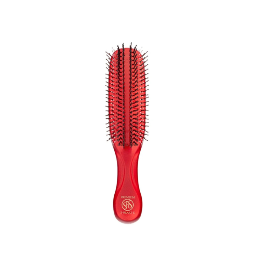 sHearts Scalp Brush Premium World Model Long Rubinowa Czerwień - szczotka do pielęgnacji włosów i skóry głowy