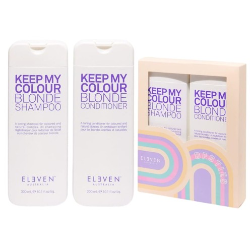 Eleven Australia Bestie Duo Blonde - zestaw do tonowania i pielęgnacji włosów blond