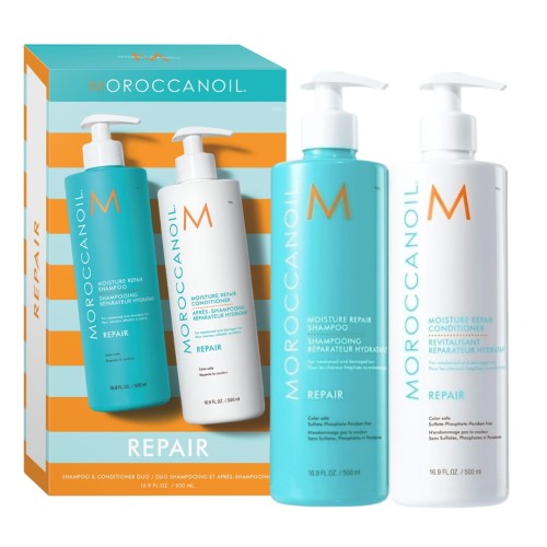 Moroccanoil Duo Pack Repair – zestaw do włosów zniszczonych 500ml