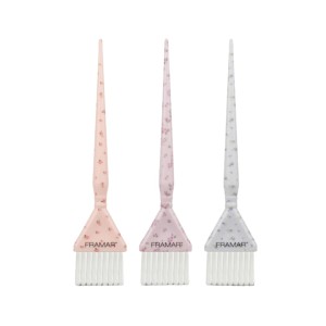 Framar Triple Threat Brush Set Country Charm - zestaw pędzli do koloryzacji, 3 szt. 