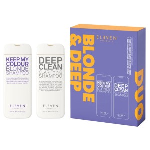 ELEVEN Australia Blonde & Deep - zestaw tonująco oczyszczający do włosów blond