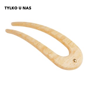 Turtle Story Fork Sandy Quartz - spinka do włosów hand made