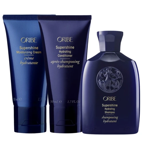 Oribe Supershine Mini Trio - zestaw nabłyszczająco-nawilżający