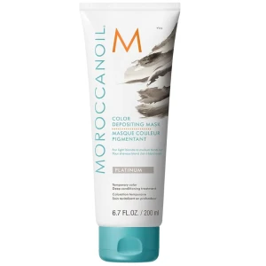 Moroccanoil Color Depositing Mask Platinum - koloryzująca maska do włosów o platynowym odcieniu 200 ml