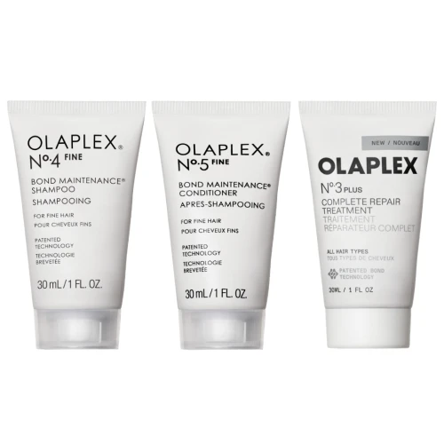 Olaplex No.3PLUS + No.4FINE + NO.5FINE -mini zestaw do odbudowy i pielęgnacji włosów cienkich
