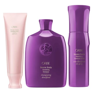 Oribe Serene Scalp Densifying Ritual – kompleksowy zestaw zagęszczający do skóry głowy i włosów