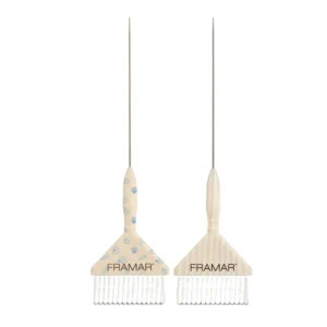 Framar Pintail Big Big Daddy Colour Brush Set Beach Bum - zestaw szerokich pędzli ze szpikulcem, 2 sztuki