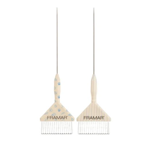 Framar Pintail Big Big Daddy Colour Brush Set Beach Bum - zestaw szerokich pędzli, 2 sztuki