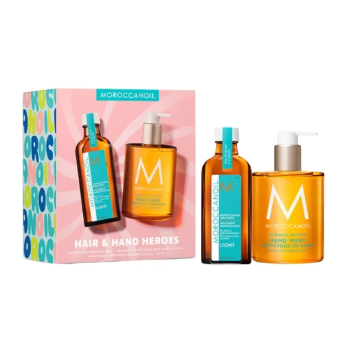 Moroccanoil Hair & Hands Heroes LIGHT – lekki zestaw do pielęgnacji dłoni i włosów