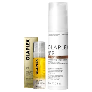 OLAPLEX Shine & Shield Set – zestaw wygładzająco-ochronny z efektem lustrzanego połysku