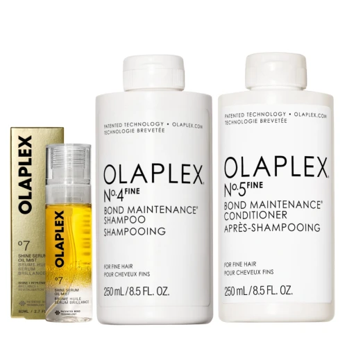 OLAPLEX Fine Hair Shine Set – zestaw zwiększający objętość i nadający włosom blask