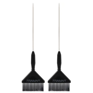 Framar Pintail Big Daddy Colour Brush Set Black - zestaw szerokich pędzli ze szpikulcem, 2 sztuki