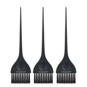 Framar Classic Colour Brush Set Matte Black - zestaw pędzli do koloryzacji włosów
