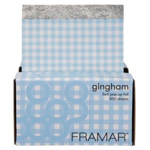 Framar 5x11 Pop Ups Gingham Blue - folia do koloryzacji w arkuszach, 500sztuk