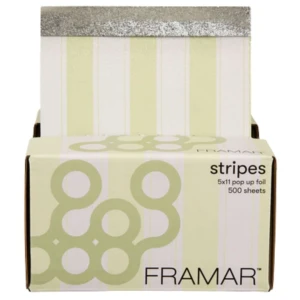 Framar 5x11 Pop Ups Stripes Celery - folia do koloryzacji w arkuszach, 500sztuk