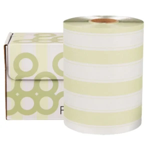 Framar Embossed Roll Medium Stripes Celery  - folia do koloryzacji w rolce