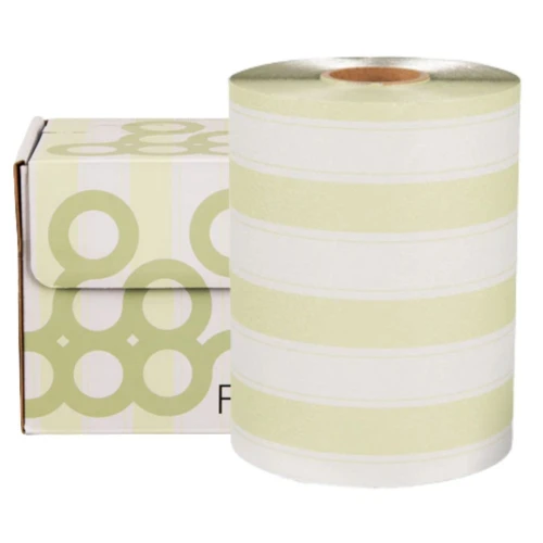 Framar Embossed Roll Medium Stripes Celery - folia do koloryzacji w rolce