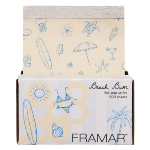 Framar 5x11 Pop-Ups Beach Bum - folia do koloryzacji w arkuszach, 500sztuk