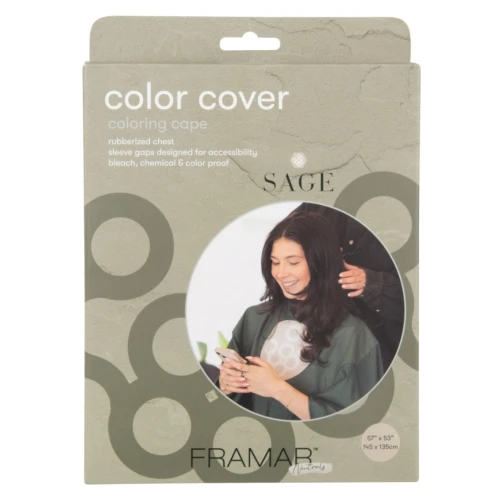 Framar Color Cover Capes - Neutrals Sage - peleryna fryzjerska