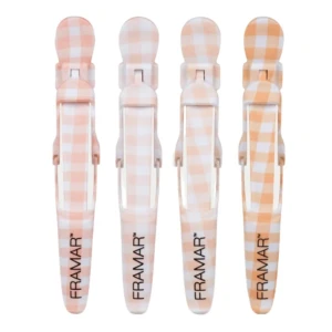 Framar Gator Grips Peach Please - klipsy krokodylki 4szt.