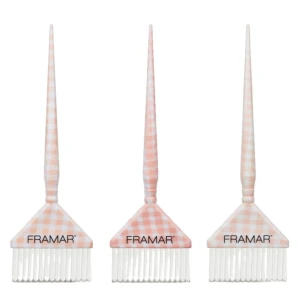 Framar Big Daddy Brush Set Peach Please - zestaw szerokich pędzli, 3 sztuki