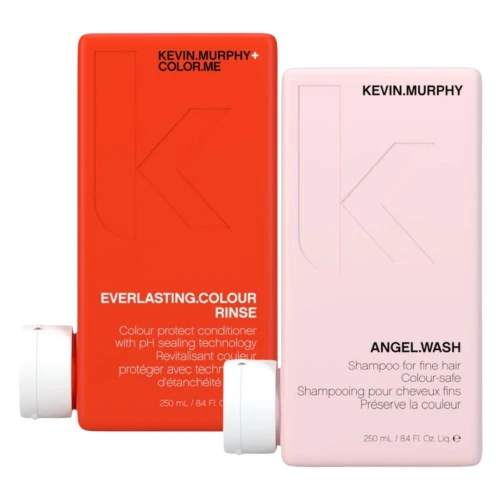 Kevin Murphy Angel Wash + Everlasting Colour Rinse - zestaw do włosów cienkich, farbowanych