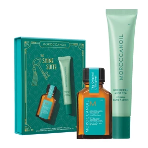 Moroccanoil The Shine Suite Mint – zestaw do włosów i ust