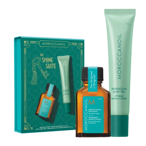 Moroccanoil The Shine Suite Mint – zestaw do włosów i ust hair2go.pl.jpg