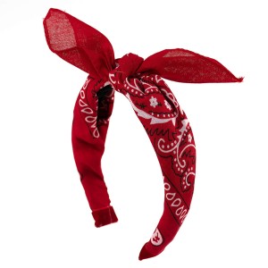 LaVashka Bandana czerwona - opaska do włosów by Aga