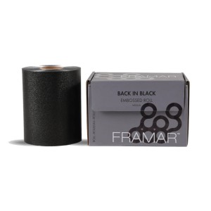 Framar EMBOSSED ROLL MEDIUM BACK IN BLACK 32 ft.-czarna, ryflowana folia w rolce, 100 m