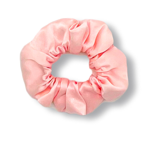 Jedwabna Gumka do Włosów Midi Jasny Róż Giove