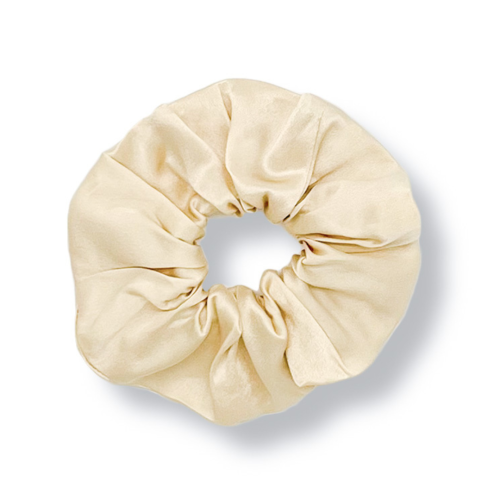 Jedwabna Gumka do Włosów Maxi Szampańska Giove