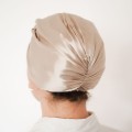 Jedwabny Turban do Włosów Piaskowy Giove 3